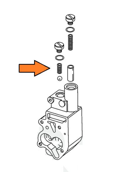 Oil pump spring (ceck valve)