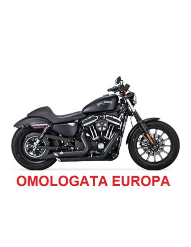 Marmitte Vance & Hines 2-1/2” Thorcat Anarchy omologate per Sportster dal 2017 al 2020 nere