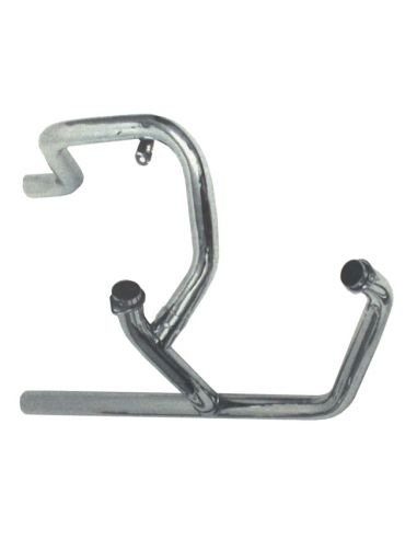 2-in-2 crossover manifolds chrome paughco for Softail from 1985 to 1994