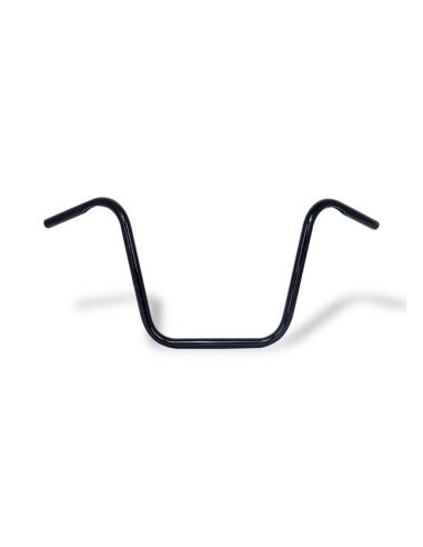 Handlebar Ape Hanger 1", high 14", black with dimples