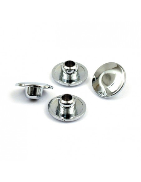 Lids, chrome, for screws plate rise