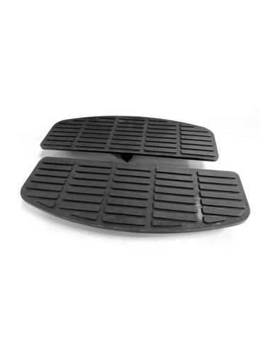 Mats with black vibration dampers for rectangular platforms original type for Dyna FLD from 2012 to 2016 ref OEM 50614-06