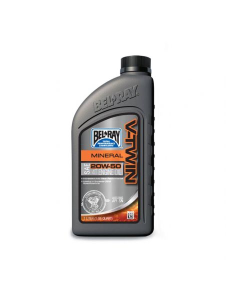 Olio motore minerale 20W50 confezione da 1 litro per tutti i modelli Harley Davidson