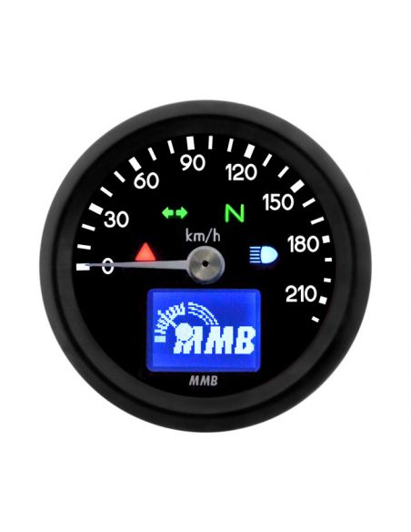 ContaKm MMB BASIC elettronico da 48mm nero