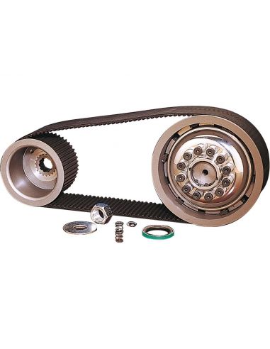 3" wide belt drive kit with grooved shaft for electric starter For FL from 1966 to 1984