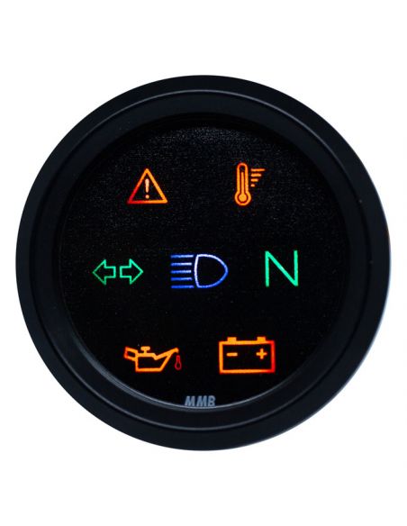 Indicator lights unit micro Mini black diameter 48 mm