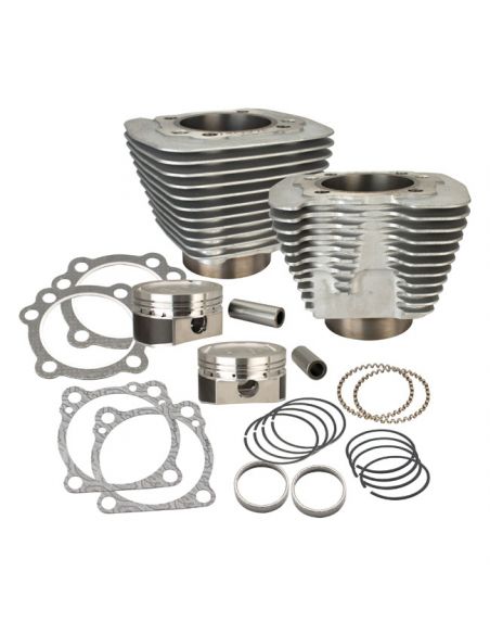 Conversion kit from 883 to 1200 with clear cylinders for Sportster 883 from 1986 to 2020