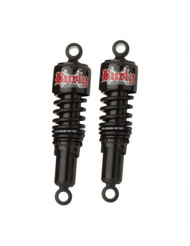 Shock absorbers 10,5" black Burly Slammer for Dyna 91-17