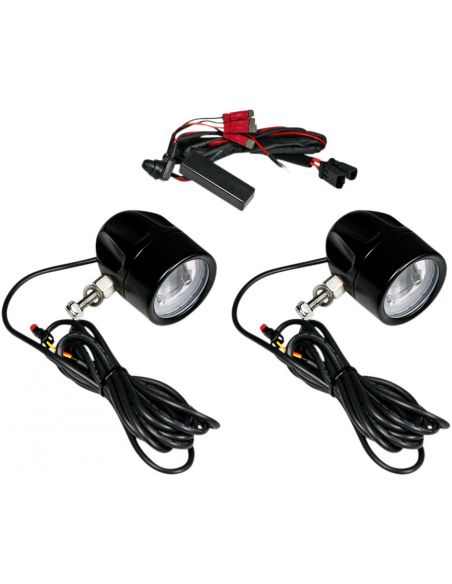 Black ProBEAMHalo LED fog lights