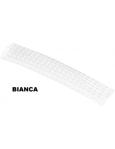 Guaina intrecciata estensibile diametro interno 9 mm (3/8") lunga 30 cm colore BIANCA