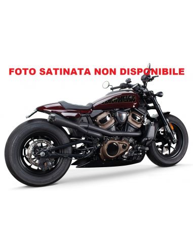 Scarico 2 in 1 TBR in acciaio inox satinato per Sportster S 1250 dal 2021 in poi