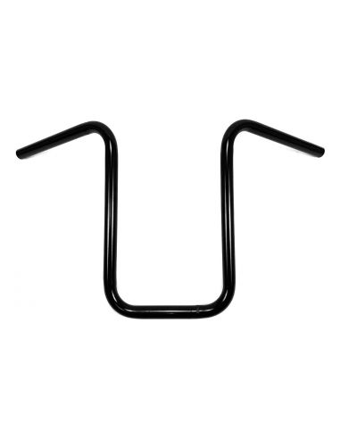 Hanger Narrow handlebar ape 1" high 15" black with dimples