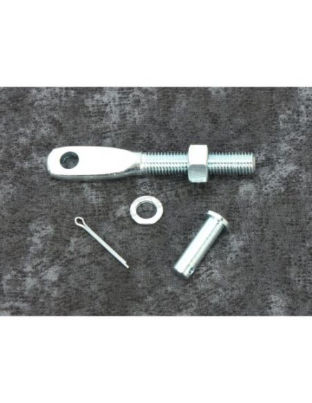 Astina regolabile pedale freno con dado, spina e clip per Sportster dal 1987 al 2003 rif OEM 42437-87