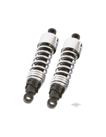 Shock absorbers 10,5" chrome Burly Slammer for Sportster 04-16