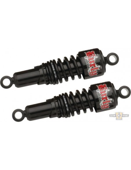 Shock absorbers 10,5" black Burly Slammer for Sportster from 04 to 17