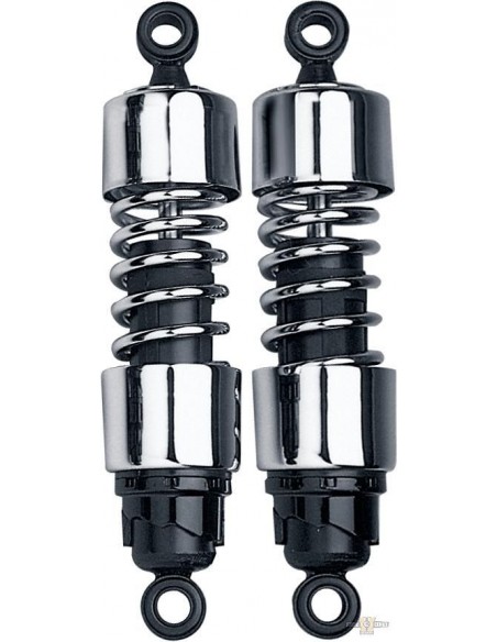 Shock absorbers 11,5" chrome Prog. susp. 412 per FXR