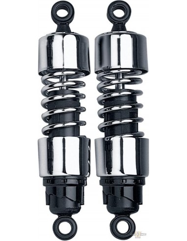 Shock absorbers 11" chrome Prog. susp. 412 hard for Sportster 04-17