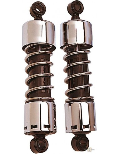 Shock absorbers 12,5" chrome Prog. susp. 412