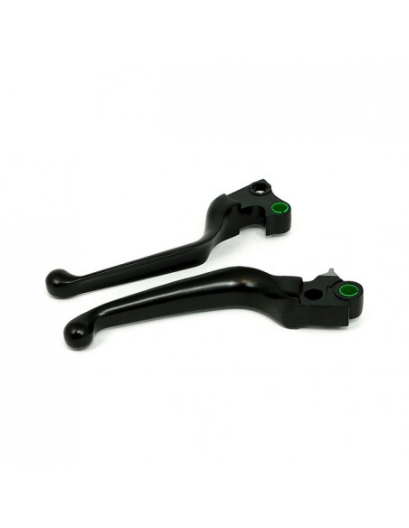 Smooth black levers for Sportster