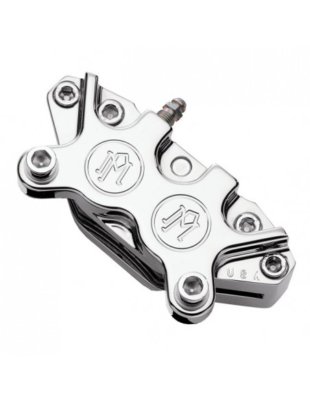 Brake caliper PM 4 pistons front chrome