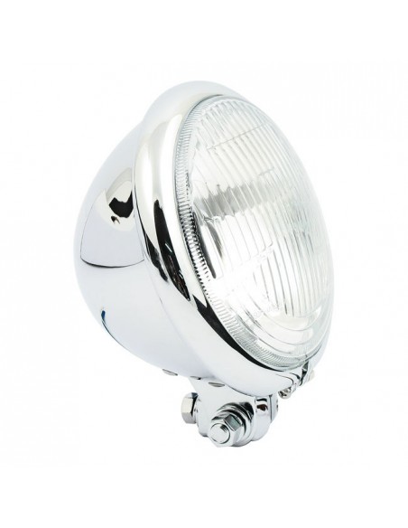 Headlight 5 3/4'' Bates omolgato chrome