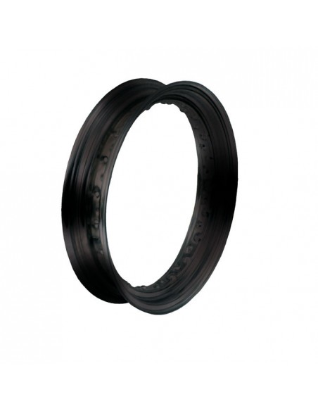 Rim 16x3.00 - 40 holes - RUBBER SIDE VALVE - BLACK