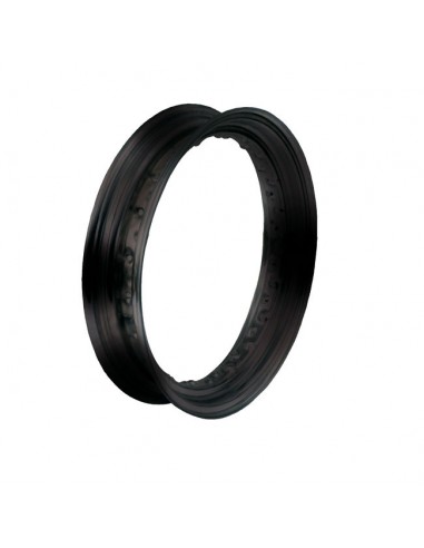 Rim 16x3.00 - 40 holes - RUBBER SIDE VALVE - BLACK