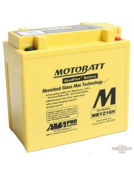 Battery MOTOBATT - yellow SPORTSTER