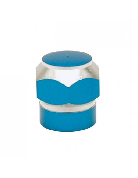 Valve plugs Hex twotone blue