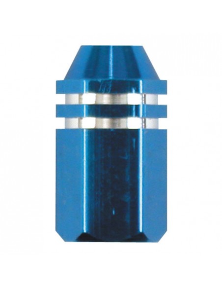 Valve plugs Hex Straight blue