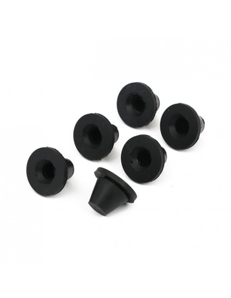 Interlocking rubber inserts