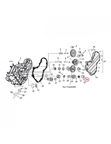 Bronzina Cam ref OEM 25582-36