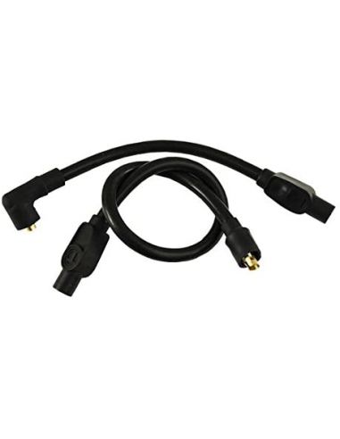 8mm black spark plug cables for Sportster and FX 65-85