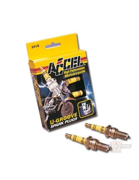 Candles Accel u-groove - sold in pairs