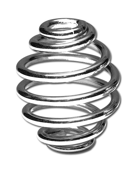 Chrome saddle spring 2 3/4"