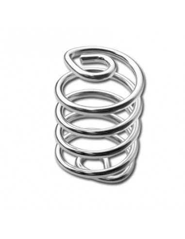 3" chrome saddle spring