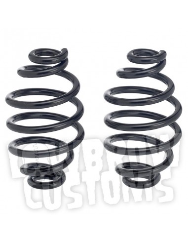 Black 4" cylindrical saddle springs