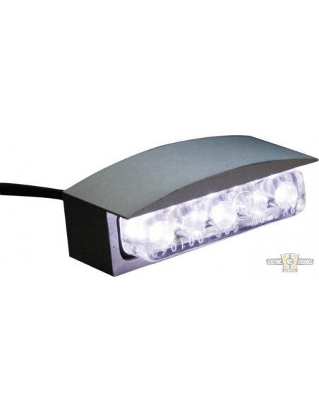 Approved black LED license plate light