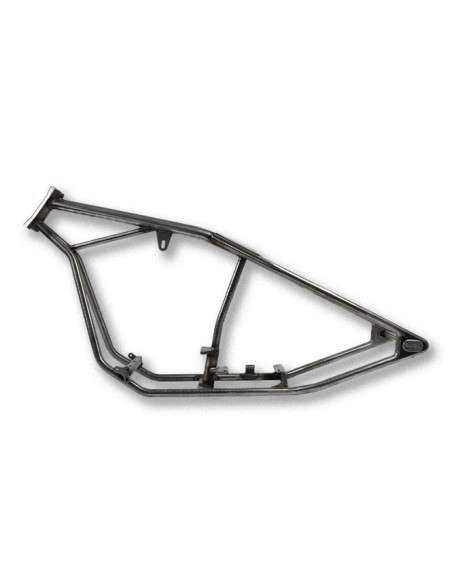 Chica Gooseneck style rigid frame for Big Twin homologated TUV