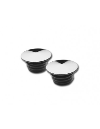 Polished stainless steel tip profile petrol caps