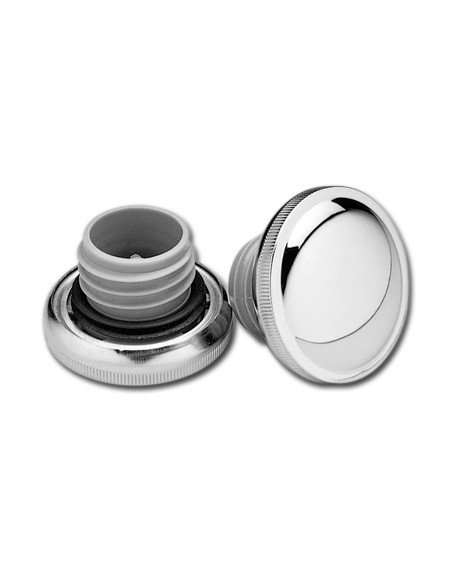 Chrome petrol caps