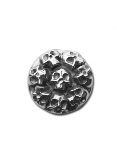 Petrol cap cover Skulls chrome