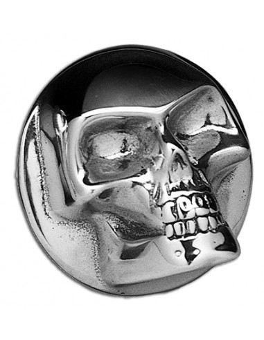 Chromed Skull Petrol Cap Cover