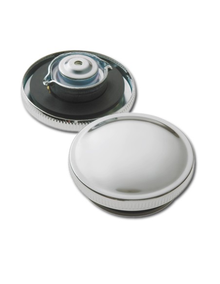 Chrome petrol caps