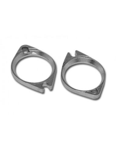 Chrome intake manifold flanges - sold in pairs