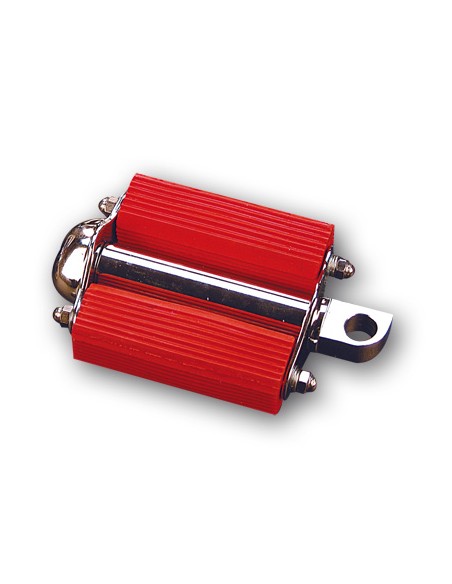 Bicycle type starter pedal cromo and RED