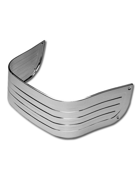 Grooved chrome fender ornament ( old models)