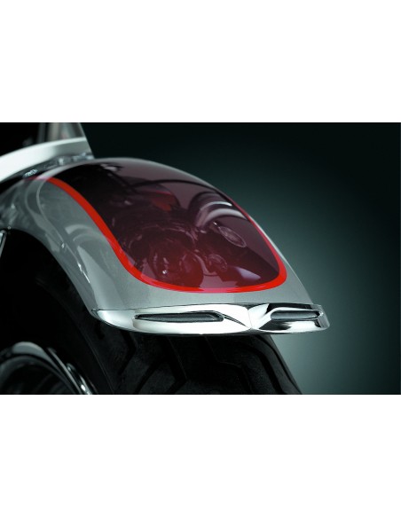 Chrome front fender tip Kuryakyn