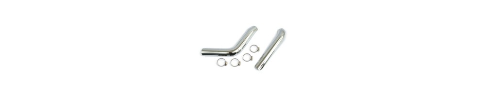 Heat shield mufflers